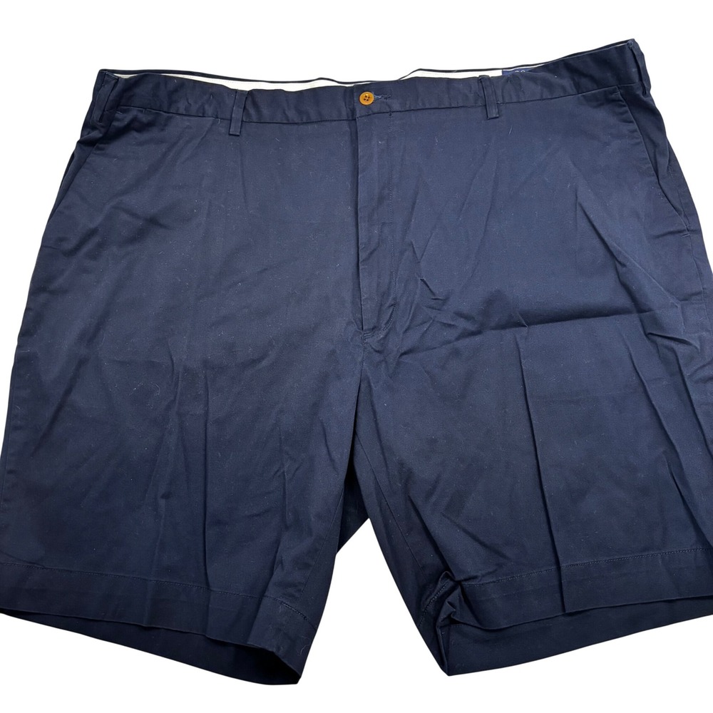Polo‎ Ralph Lauren Mens Navy Blue Stretch Classic Fit Chino Shorts Size 46B